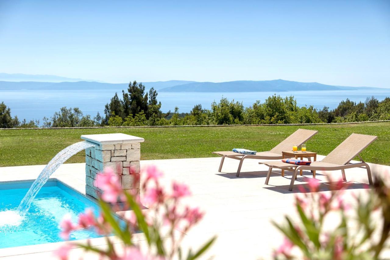 Luxury Panorama Vila With Amazing Seaview In Gondolici 7 Km From Rabac ラビン エクステリア 写真