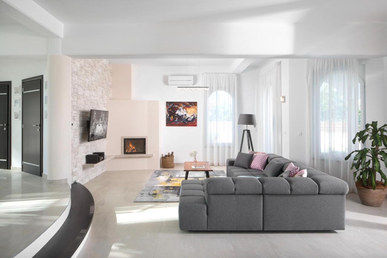Luxury Panorama Vila With Amazing Seaview In Gondolici 7 Km From Rabac ラビン エクステリア 写真