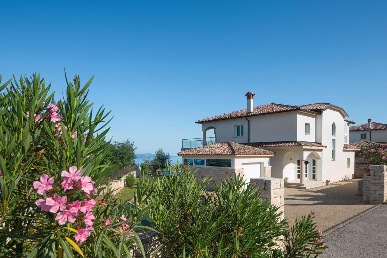 Luxury Panorama Vila With Amazing Seaview In Gondolici 7 Km From Rabac ラビン エクステリア 写真