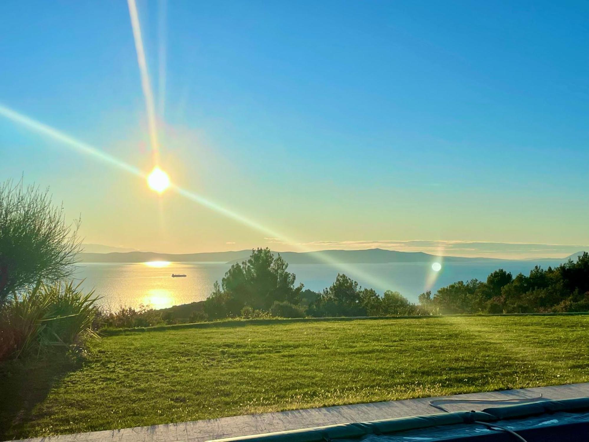Luxury Panorama Vila With Amazing Seaview In Gondolici 7 Km From Rabac ラビン エクステリア 写真